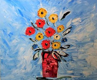 'Table Flowers 3' by Vincent Duncan (SOLD)