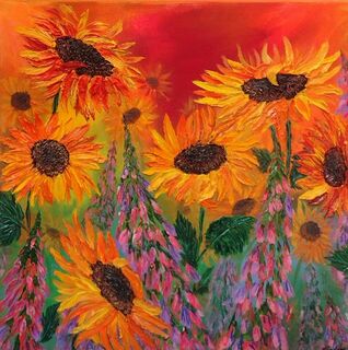 'Sunflowers' by Stephanie Lockwood