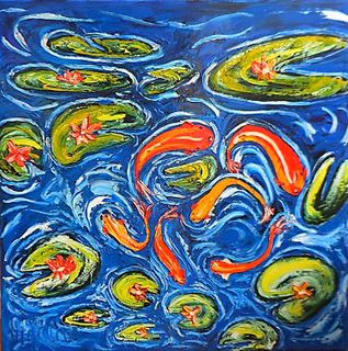 'In my Pond' by Vincent Duncan (SOLD)