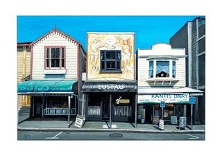 'Majoribanks St Shops' by Graham Young (SOLD)