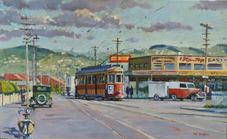 'Miramar Junction 1953' by Phil Dickson (SOLD)