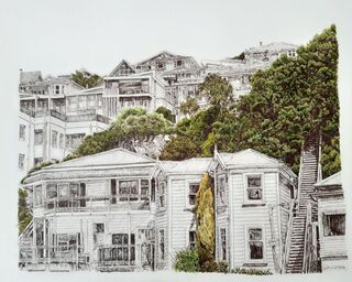 'Oriental Bay Villas' by Jill Sutton