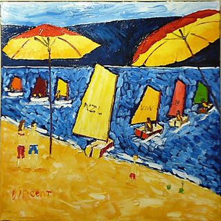 'Worser Bay Fun' by Vincent Duncan (SOLD)