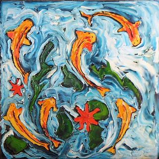 'Lazy Goldfish' by Vincent Duncan (SOLD)
