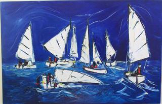 'Sail Boats' by Vincent Duncan (SOLD)