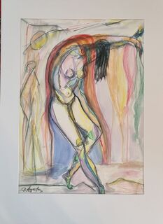 'Salome Dancing with Seven Veils' by Peter Augustin