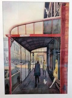 'Tonks Grove and  Cuba Street' by Sam Qiao (SOLD)