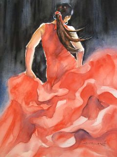 'The Spanish Dancer' by Dianne Taylor (SOLD)