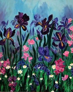 'Sweet Irises' by Stephanie Lockwood