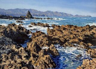 'View from Moa Point' by Iwen Yong (SOLD)
