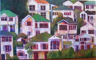 'Wellington Houses 7' by Rob McGregor (SOLD)