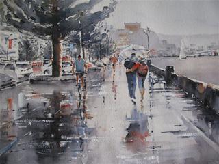 'Rainy Day no 1' by Dianne Taylor (SOLD)