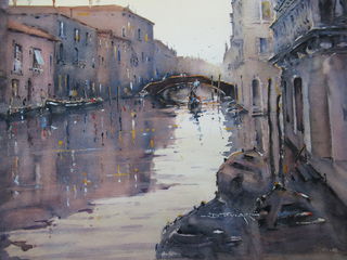 'A Canal in Venice' by Dianne Taylor