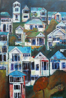 'Wellington Houses 3' by Rob McGregor (SOLD)