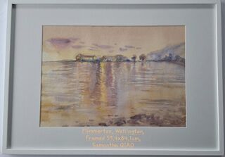 'Plimmerton at Sunset' by Samantha Qiao