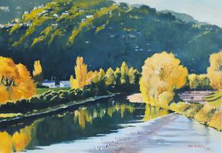 'Autumn Hutt River' by Phil Dickson (SOLD)