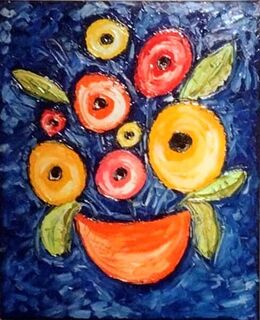 'Flowers in a Bowl 2' by Vincent Duncan