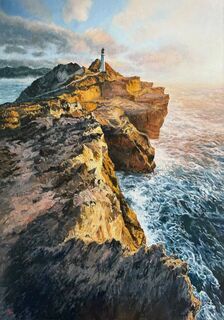 'Castlepoint Lighthouse' by Iwen Yong (SOLD)
