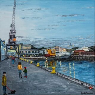 'Dusk at Queen's Wharf' by Ronda Thomspon