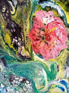 'Flowers Expression' by Diana Treeborn (SOLD)