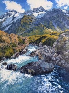 'Hooker Valley' by Iwen Yong (SOLD)