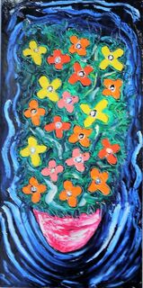 'Floating Flowers No 3' by Vincent Duncan