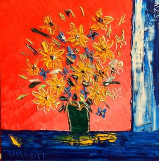 'Table Flowers No 5' by Vincent Duncan (SOLD)