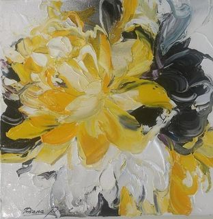 'Flower Abstract 3' by Diana Peel (SOLD)