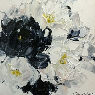 'Abstract Flowers No 6' by Diana Peel