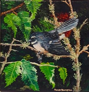 'Piwakawaka/Fantail' by Ronda Thompson