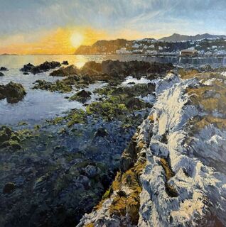 'Island Bay Sunset' by Iwen Yong