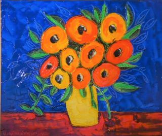 'Table Flowers No 4' by Vincent Duncan (SOLD)