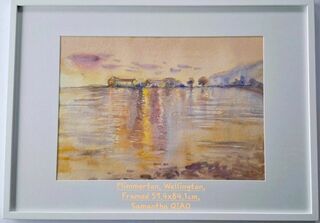 'Plimmerton at Sunset' by Samantha Qiao
