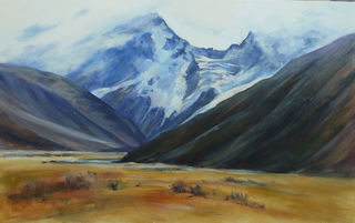 'Portrait of Mt Sefton' by Jan Thomson (SOLD)