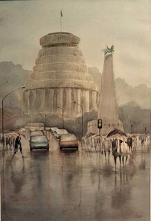 'Rainy Beehive' by Samantha Qiao