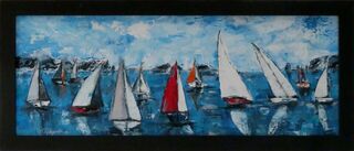 'Regatta in the Harbour' by Peter Augustin (SOLD)