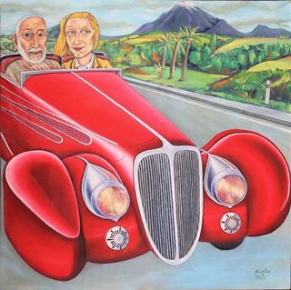 'Rita Angus on the Road' by Heimler and Proc (SOLD)
