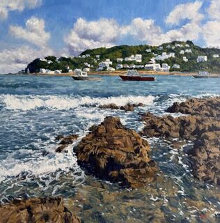 'Summer's Day Island Bay' by Iwen Yong (SOLD)