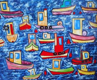 'Who Loves Tug Boats' by Vincent Duncan