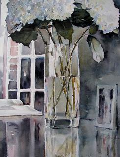 'Hydrangea' by Dianne Taylor (SOLD)