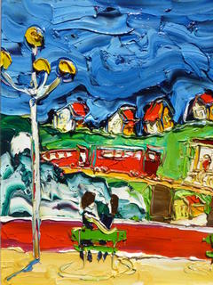 'Lookout Love' (Small Painting) by Vincent Duncan (SOLD)