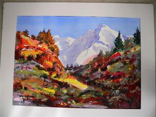 'Mt Ruapehu from the Desert Road' by George Thompson (SOLD)