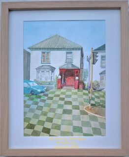 'The Terrace Houses Wellington' by Smantha Qiao (SOLD)