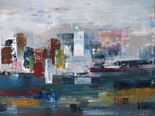 'Hafen City' by Claudia Grutke (SOLD)