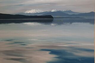 'Lake Taupo Calm' by Graham Moeller (SOLD)