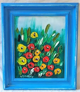 'Fun Flowers Series No 1' by Vincent Duncan (SOLD)