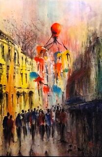 'Cuba Mall Bucket Fountain' by Samantha Qiao