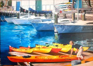 'Kayak' by Zad Jabbour (SOLD)