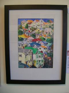 Patchwork Wellington Houses by George Thompson (SOLD)