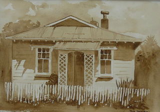 NZ Railway House 2 by Jan Thomson (SOLD)